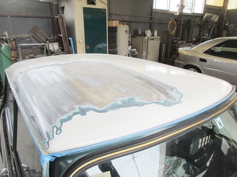ローバー ミニ 板金塗装 オールペン レストア 車修理はヒラノオート 東京福生市
